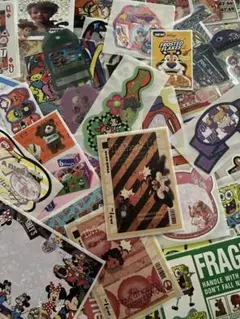 おすそ分けシールセット　⭐️アメキャラ⭐️ディズニー⭐️フード⭐️ランダム