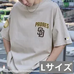 【別注】MLB公式 パドレス PADRES ロゴワッペン刺繍 半袖 Tシャツ L