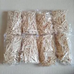 工作用 マッチ棒 約100g 2×2×50mm 白木 約950本　未開封8袋