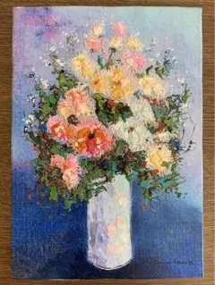古川明雄 絵画 花 額縁 野の花 インテリア 室内装飾 アンティーク 美術品格安 古川明雄 絵画 花 額縁 野の花 インテリア 室内装飾