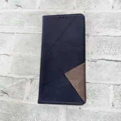 そ　Google pixel 7a ケース ブラック　レザー 手帳型 スタンド