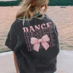 キッズ用　ピンクリボンプリント　Tシャツ　120