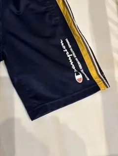 Champion 半ズボン ネイビー/イエロー