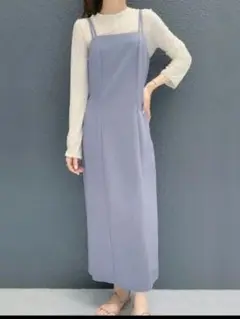 ジュノア JUNOAH Iラインキャミワンピース