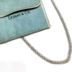 Tiffany ティファニー シルバー メッシュ ロングネックレス