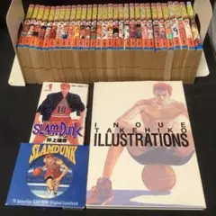 【送料無料定期値下】SLAM DUNKマンガ全巻、画集、TVアニメサントラセット