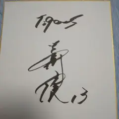 阪神タイガース 岩崎優投手 直筆サイン色紙