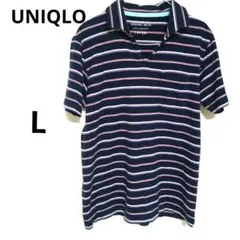 UNIQLO　ボーダーシャツ 胸ポケット　L