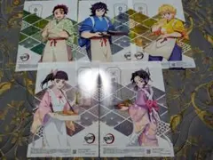 セブンイレブン 鬼滅の刃 クリアポスター 全５種セット