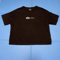 ALPHA INDUSTRIES ブラック 半袖Tシャツ　中古品