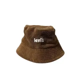Levi's リーバイスブラウン バケットハット Mサイズ