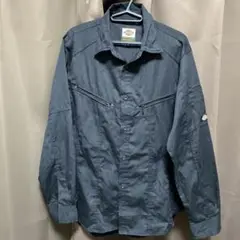 Dickies 黒 長袖シャツ Lサイズ
