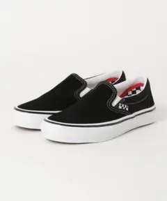 VANS スケートスリッポン BLACK/WHITE