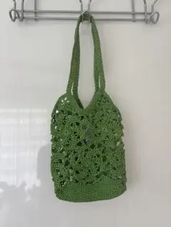 シビラ　Sybilla カゴバッグ 緑