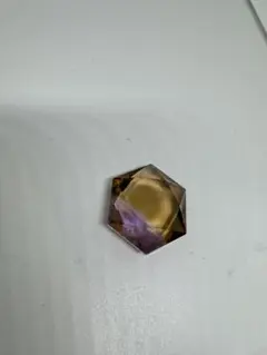 アメトリン　六芒星　宝石カット