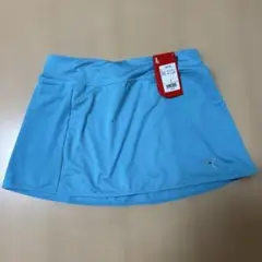 新品 PUMA ライトブルー スカート L プーマ フィットネス スポーツ 水色