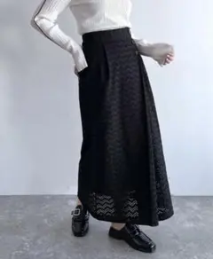 PAGEBOY ページボーイ ロングスカート 黒