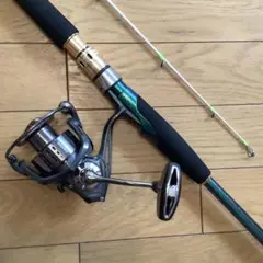 オフショア　1.8mMAX300g 2ピースロッド&スピニングリール5000番
