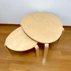 【美品✨】IKEA イケア　SVALSTA スヴァルスタ　ネストテーブル　大のみ お得セット SVALSTA スヴァルスタ ネストテーブル2点セット