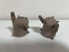 猫　置物