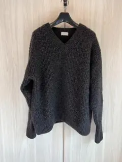 【極美品】The CLASIK　ザ・クラシック 　Vネックローゲージニット