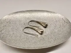 【最終価格】 ヴィンテージ　シルバー　ピアス　ドロップ型silver925刻印
