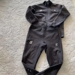 ルースイソンブラ トップチーム ジャージ上下黒 XL