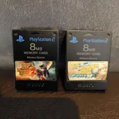 SONY PS2 メモリーカード ２枚【動作読み込みOK】日本製