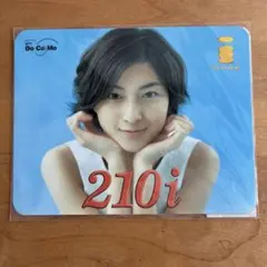 NTT DoCoMo 210i ステッカー式マウスパッド　広末涼子