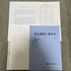 2021年 夏期講習 京大英語II(英作文) 塚田潤