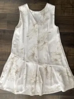 【snidel】ノースリーブ ワンピース ひざ丈 Aライン 花柄