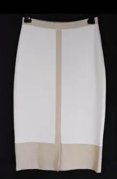 未使用品 PAULE KA ポールカ カラー切り替えタイトスカート サイズL