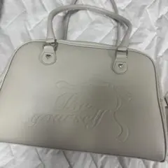 OLIVE des OLIVE エンボスリボンボストンバッグ