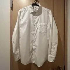 ユニクロ　ホワイト スリムフィット ワイシャツ