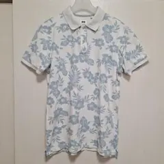UNIQLO フラワープリント ポロシャツ