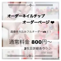 ネイルチップ オーダー オーダーネイル