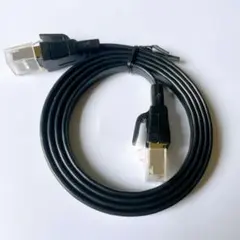 CAT8 LANケーブル カテゴリー8 1m ブラック　黒