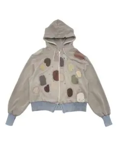 constantion patched hoodie