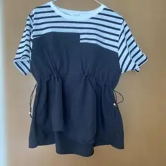 chocol raffine ストライプ 半袖Tシャツ