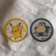 ピカチュウ　カビゴン　コースター　コンブチャ
