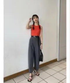 スラックス パンツ THROW HW LOOSE SLACKS