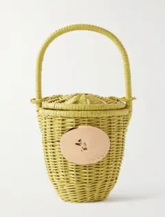 新品!PATOU パトゥ ウィッカー バケットバッグ かごバッグ