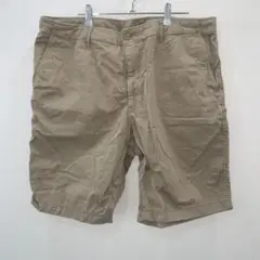 J503 UNIQLO ベージュ カジュアルショートパンツ メンズ XL