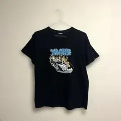 X-LARGE BURN DOWN S/S TEE プリントTシャツ ブラック