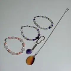 パワーストーン　アクセサリー各種　D−17