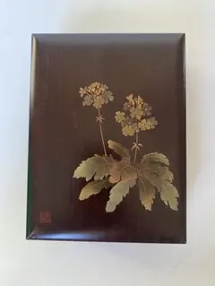 蓋付木箱　漆器　文箱