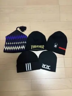 ニット帽・ビーニー　セット 5点