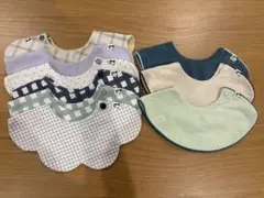 konny コニー　ベビー スタイ　よだれかけ　9枚セット