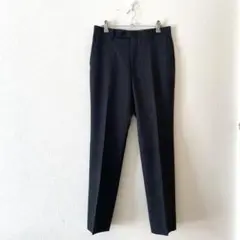 ☆【オリヒカ】スラックスパンツ センタープレス ウール混 ポケット有 92Y5