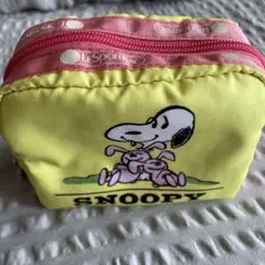 SNOOPY 70 years LESPORTSAC コラボ　ポーチ